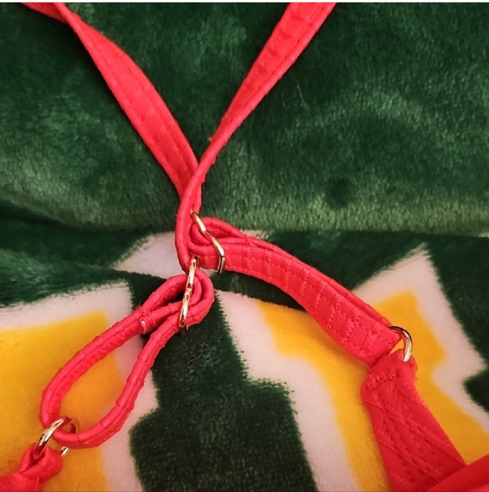 COPY: NWOT MICHAEL Michael Kors Coral Color One-Piece Swimsuit Size 6 - Picture 3 of 8